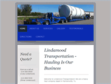 Tablet Screenshot of lindamoodtransportation.com